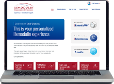 MyREMODULIN.com is a personalized website experience offering information specific to your therapy’s route of administration, your pump, and your journey